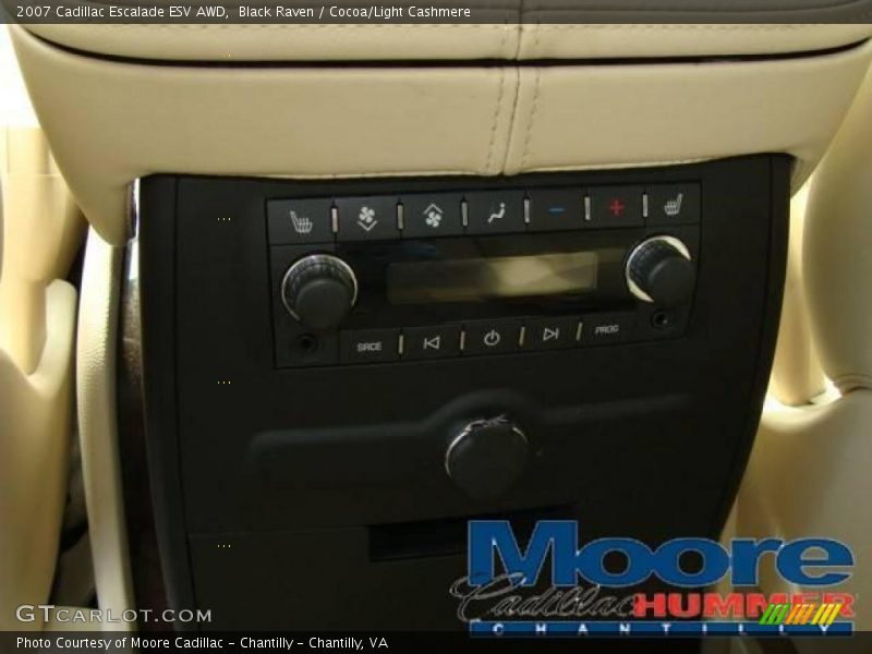 Black Raven / Cocoa/Light Cashmere 2007 Cadillac Escalade ESV AWD