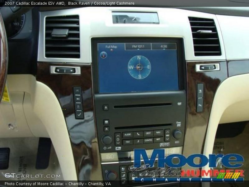 Black Raven / Cocoa/Light Cashmere 2007 Cadillac Escalade ESV AWD