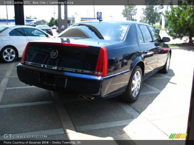 Blue Chip / Cashmere/Cocoa 2008 Cadillac DTS