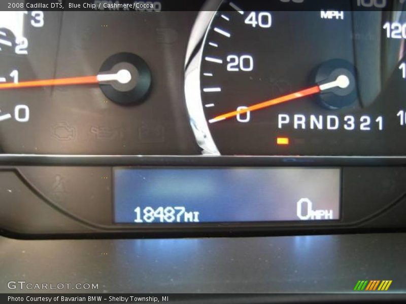 Blue Chip / Cashmere/Cocoa 2008 Cadillac DTS