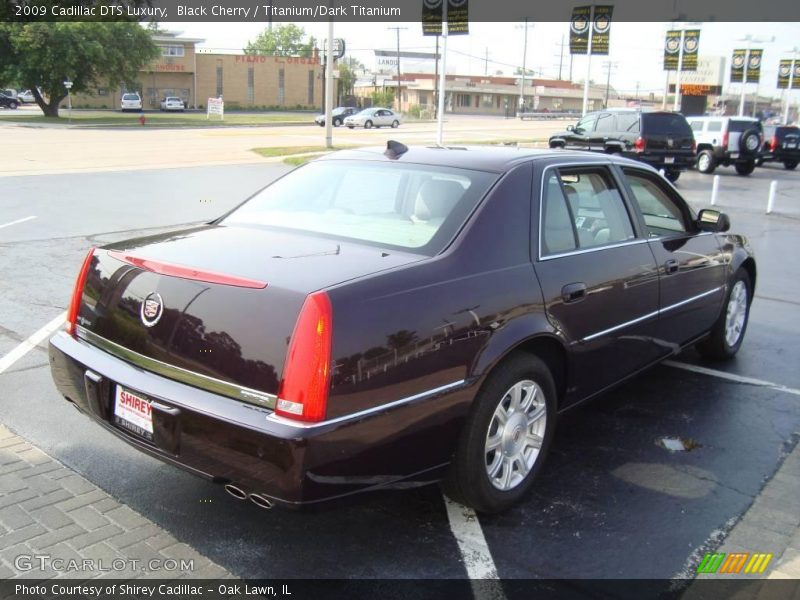 Black Cherry / Titanium/Dark Titanium 2009 Cadillac DTS Luxury