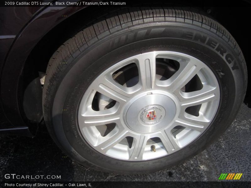 Black Cherry / Titanium/Dark Titanium 2009 Cadillac DTS Luxury