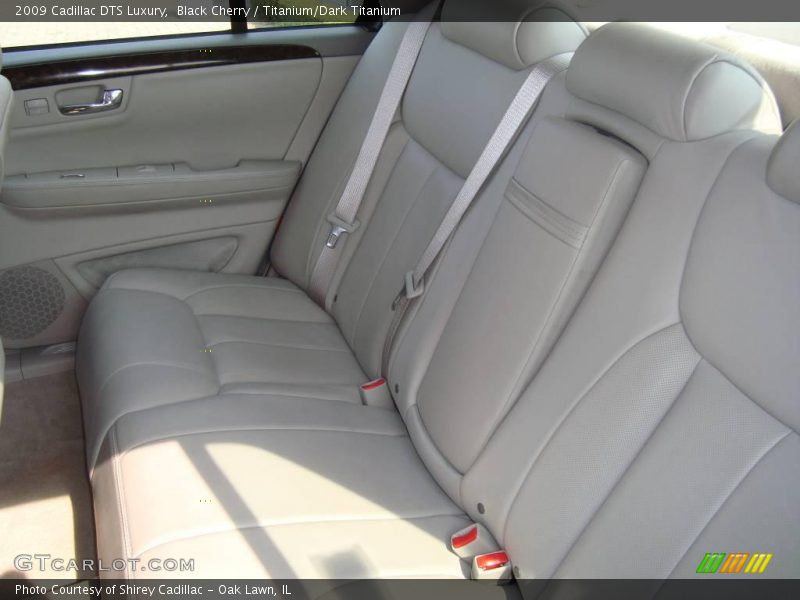 Black Cherry / Titanium/Dark Titanium 2009 Cadillac DTS Luxury