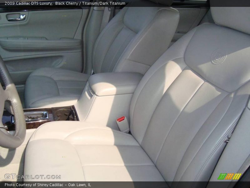 Black Cherry / Titanium/Dark Titanium 2009 Cadillac DTS Luxury