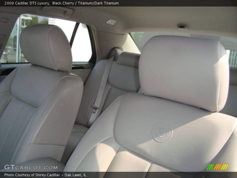 Black Cherry / Titanium/Dark Titanium 2009 Cadillac DTS Luxury