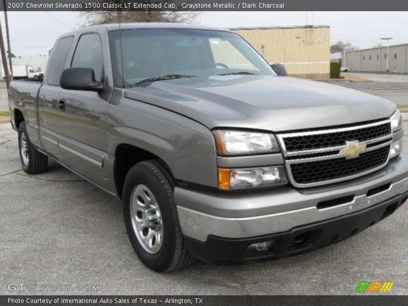 Graystone Metallic / Dark Charcoal 2007 Chevrolet Silverado 1500 Classic LT Extended Cab