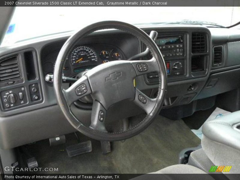 Graystone Metallic / Dark Charcoal 2007 Chevrolet Silverado 1500 Classic LT Extended Cab