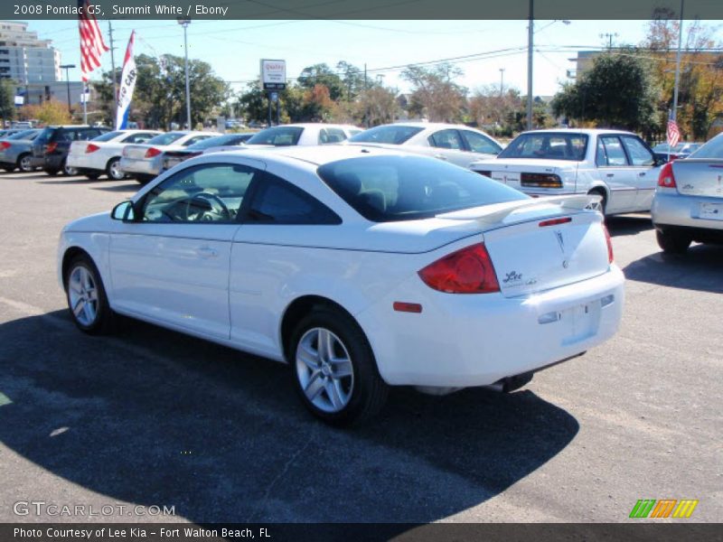 Summit White / Ebony 2008 Pontiac G5