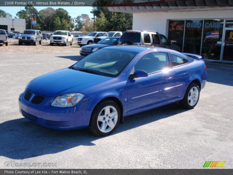 Nitrous Blue Metallic / Ebony 2008 Pontiac G5