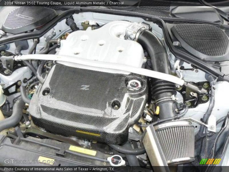 Liquid Aluminum Metallic / Charcoal 2004 Nissan 350Z Touring Coupe
