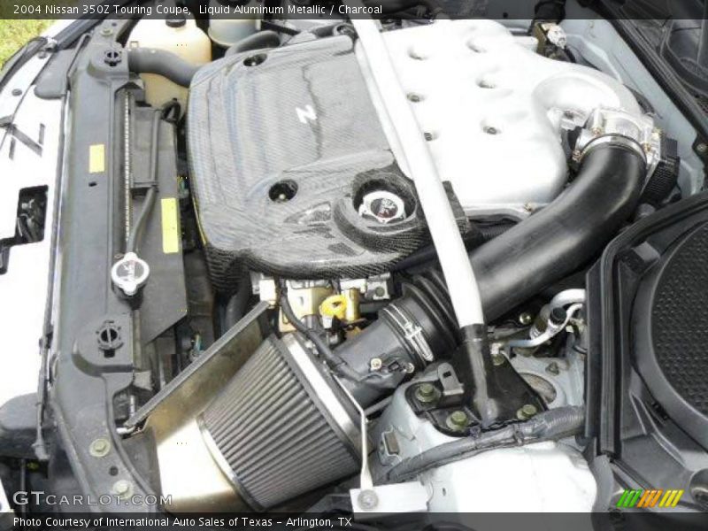 Liquid Aluminum Metallic / Charcoal 2004 Nissan 350Z Touring Coupe