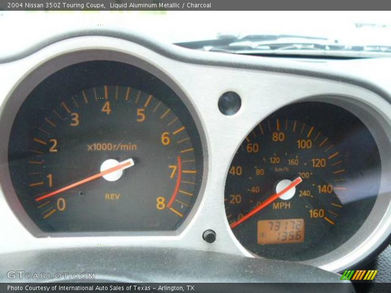 Liquid Aluminum Metallic / Charcoal 2004 Nissan 350Z Touring Coupe