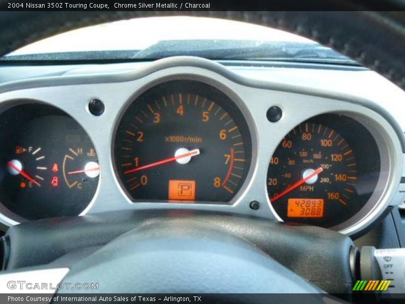 Chrome Silver Metallic / Charcoal 2004 Nissan 350Z Touring Coupe