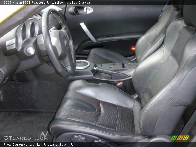 Ultra Yellow Metallic / Charcoal 2005 Nissan 350Z Roadster
