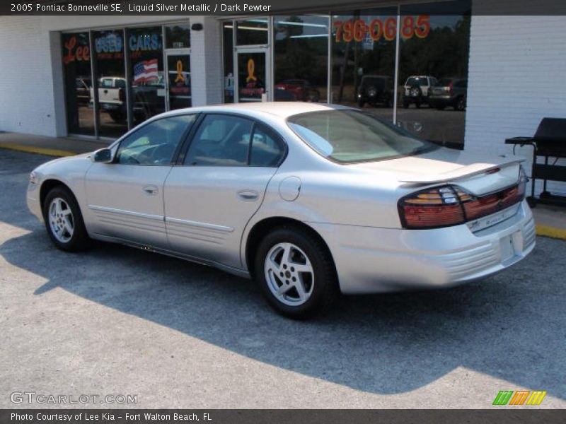 Liquid Silver Metallic / Dark Pewter 2005 Pontiac Bonneville SE