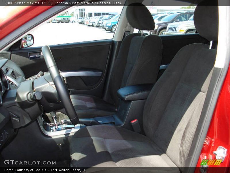 Sonoma Sunset Metallic / Charcoal Black 2008 Nissan Maxima 3.5 SE