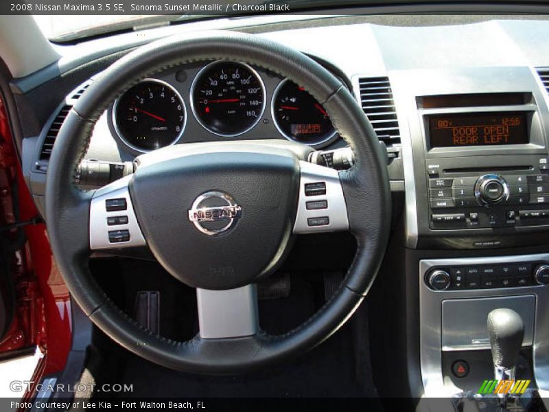 Sonoma Sunset Metallic / Charcoal Black 2008 Nissan Maxima 3.5 SE