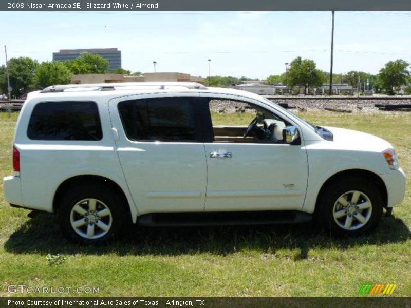 Blizzard White / Almond 2008 Nissan Armada SE