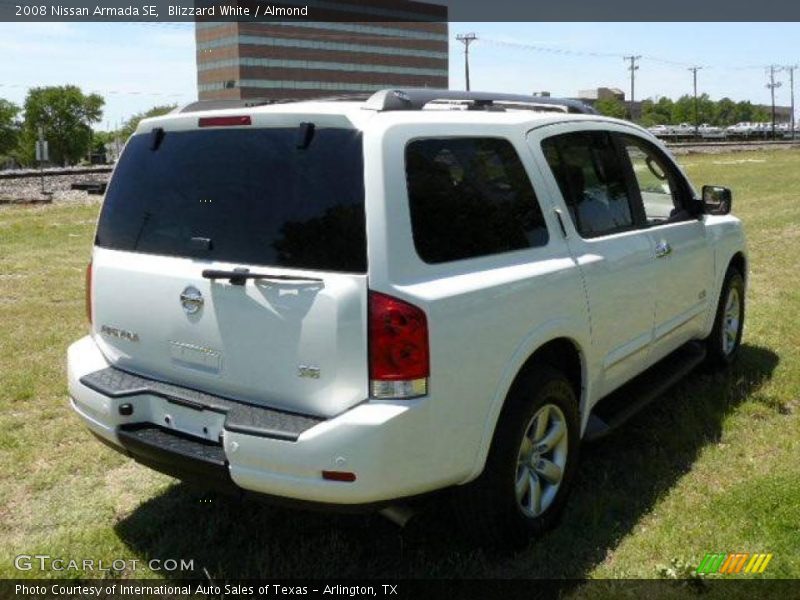Blizzard White / Almond 2008 Nissan Armada SE