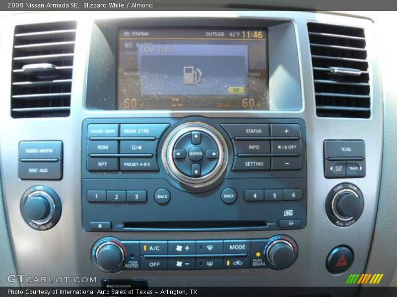 Blizzard White / Almond 2008 Nissan Armada SE