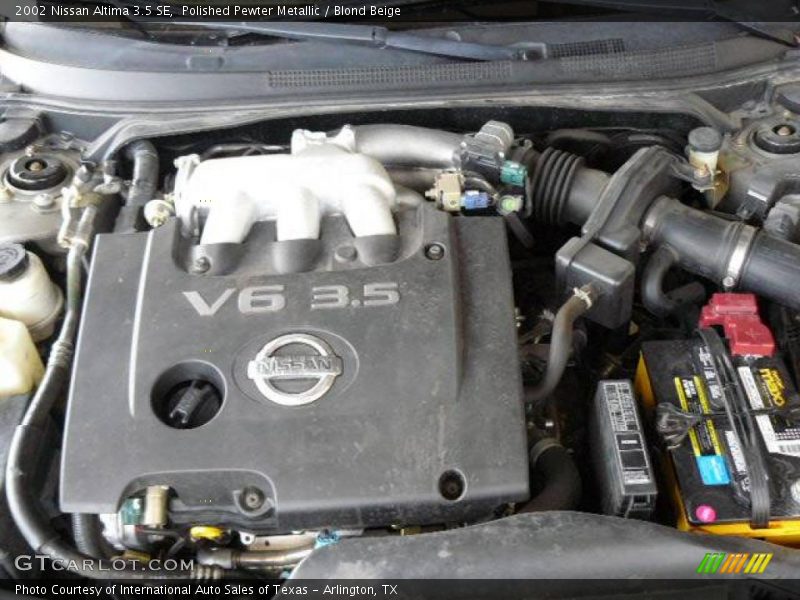 Polished Pewter Metallic / Blond Beige 2002 Nissan Altima 3.5 SE