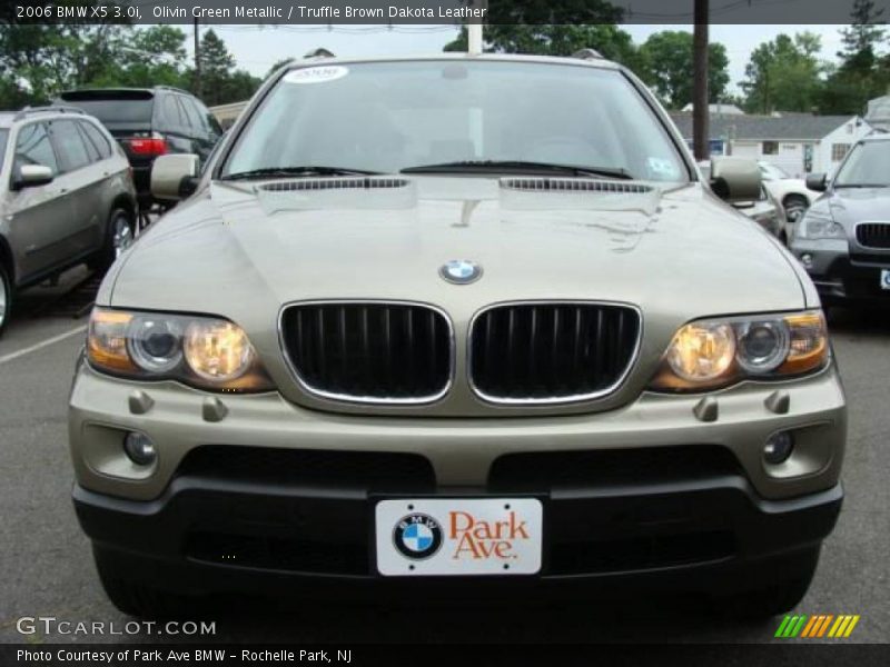 Olivin Green Metallic / Truffle Brown Dakota Leather 2006 BMW X5 3.0i