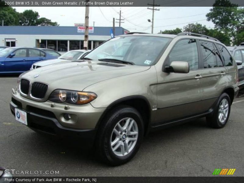 Olivin Green Metallic / Truffle Brown Dakota Leather 2006 BMW X5 3.0i