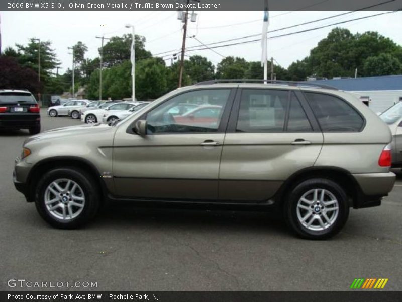 Olivin Green Metallic / Truffle Brown Dakota Leather 2006 BMW X5 3.0i