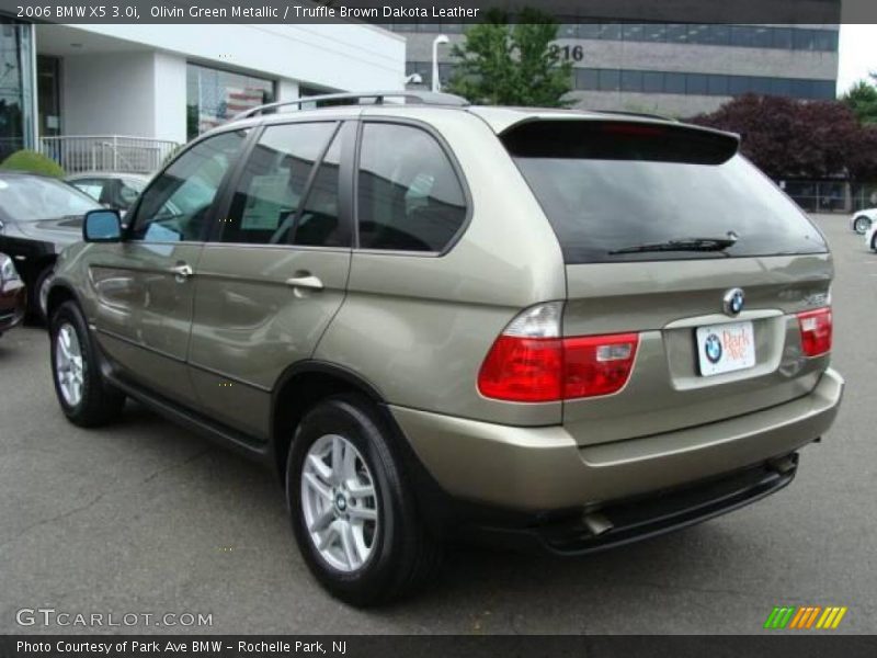 Olivin Green Metallic / Truffle Brown Dakota Leather 2006 BMW X5 3.0i