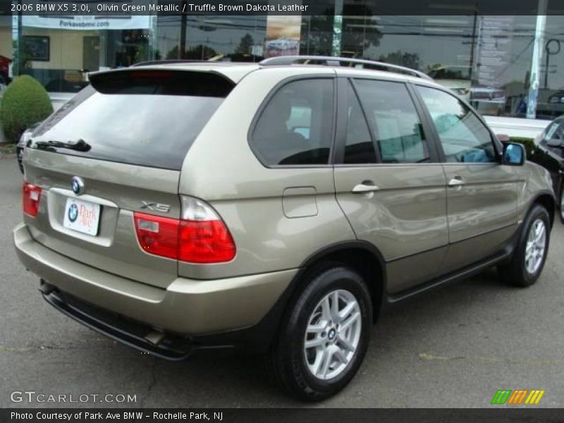 Olivin Green Metallic / Truffle Brown Dakota Leather 2006 BMW X5 3.0i