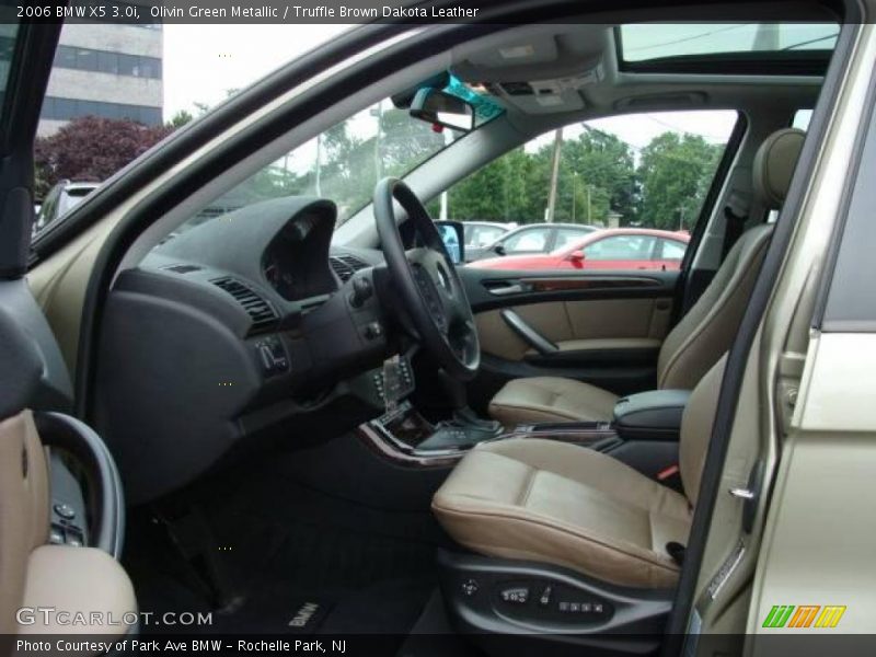 Olivin Green Metallic / Truffle Brown Dakota Leather 2006 BMW X5 3.0i
