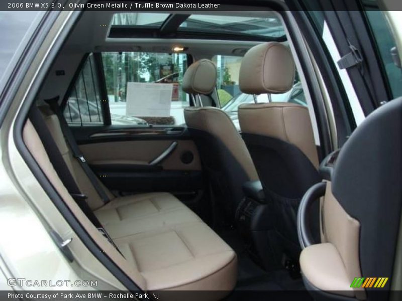 Olivin Green Metallic / Truffle Brown Dakota Leather 2006 BMW X5 3.0i