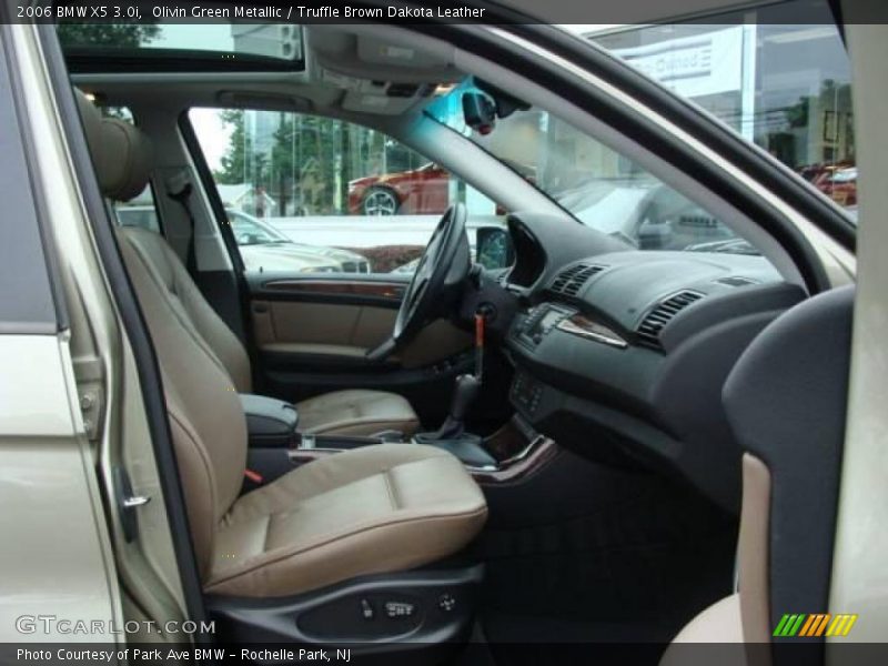 Olivin Green Metallic / Truffle Brown Dakota Leather 2006 BMW X5 3.0i