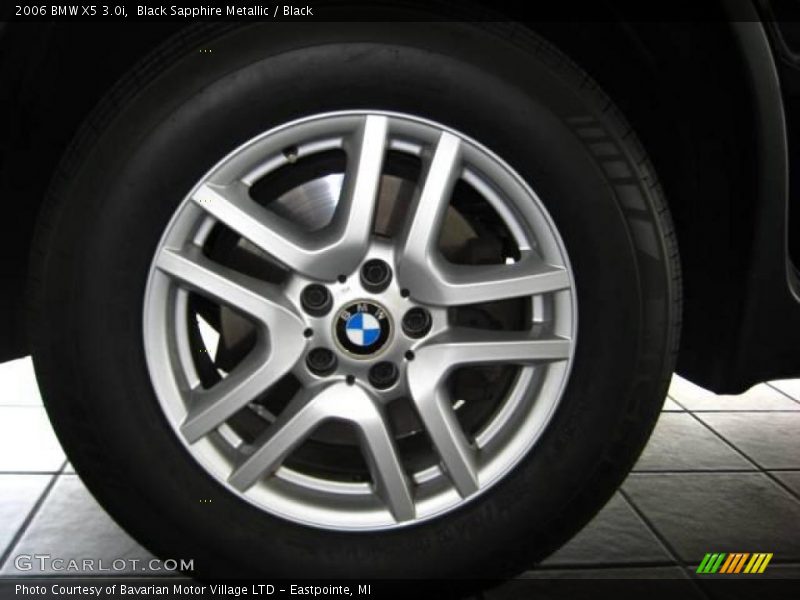 Black Sapphire Metallic / Black 2006 BMW X5 3.0i