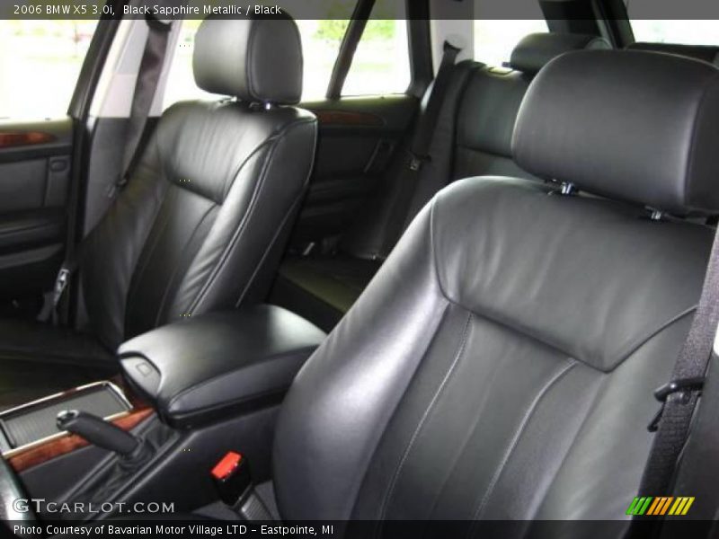 Black Sapphire Metallic / Black 2006 BMW X5 3.0i