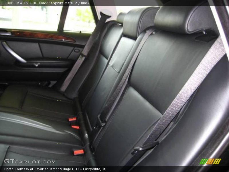 Black Sapphire Metallic / Black 2006 BMW X5 3.0i