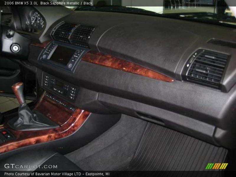 Black Sapphire Metallic / Black 2006 BMW X5 3.0i