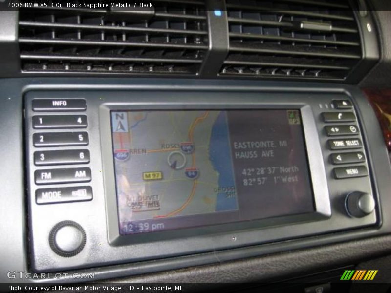 Black Sapphire Metallic / Black 2006 BMW X5 3.0i