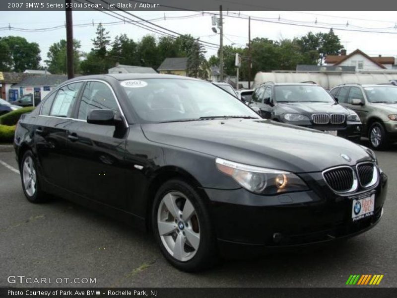Jet Black / Auburn 2007 BMW 5 Series 530xi Sedan