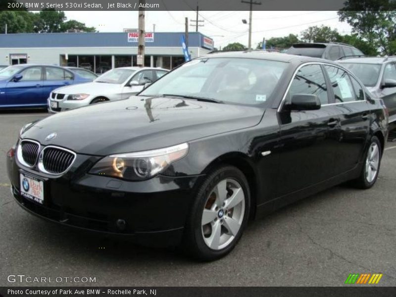 Jet Black / Auburn 2007 BMW 5 Series 530xi Sedan