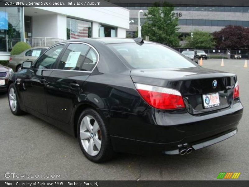 Jet Black / Auburn 2007 BMW 5 Series 530xi Sedan