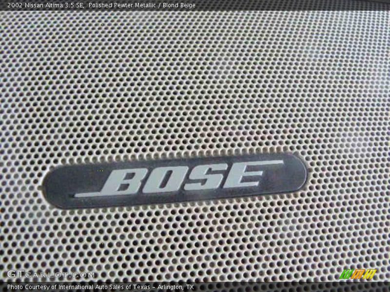 Polished Pewter Metallic / Blond Beige 2002 Nissan Altima 3.5 SE