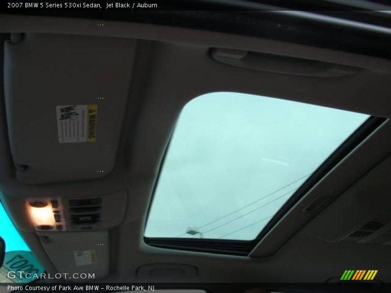 Jet Black / Auburn 2007 BMW 5 Series 530xi Sedan