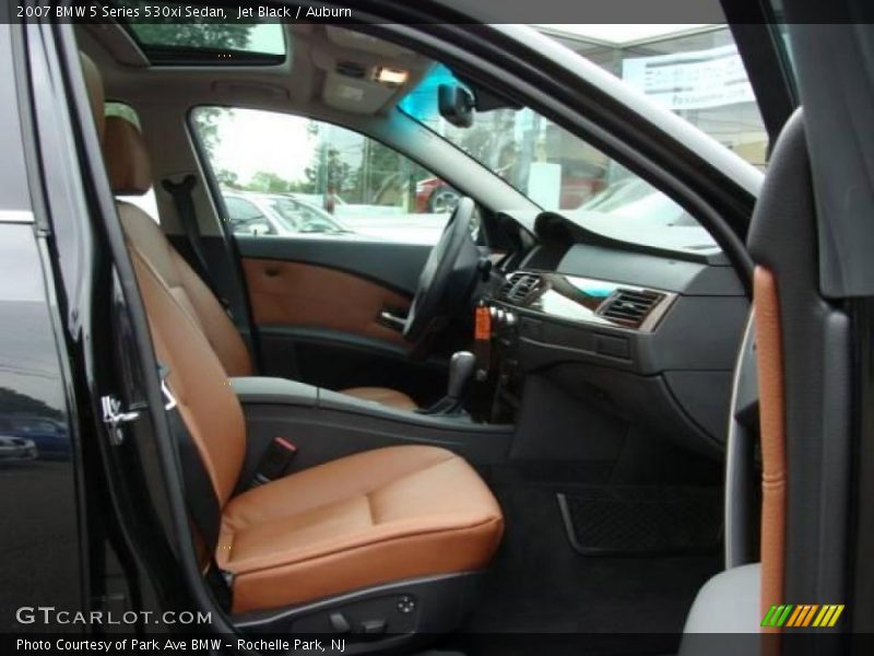 Jet Black / Auburn 2007 BMW 5 Series 530xi Sedan