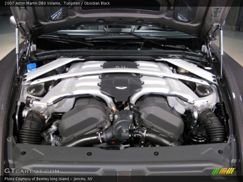 Tungsten / Obsidian Black 2007 Aston Martin DB9 Volante