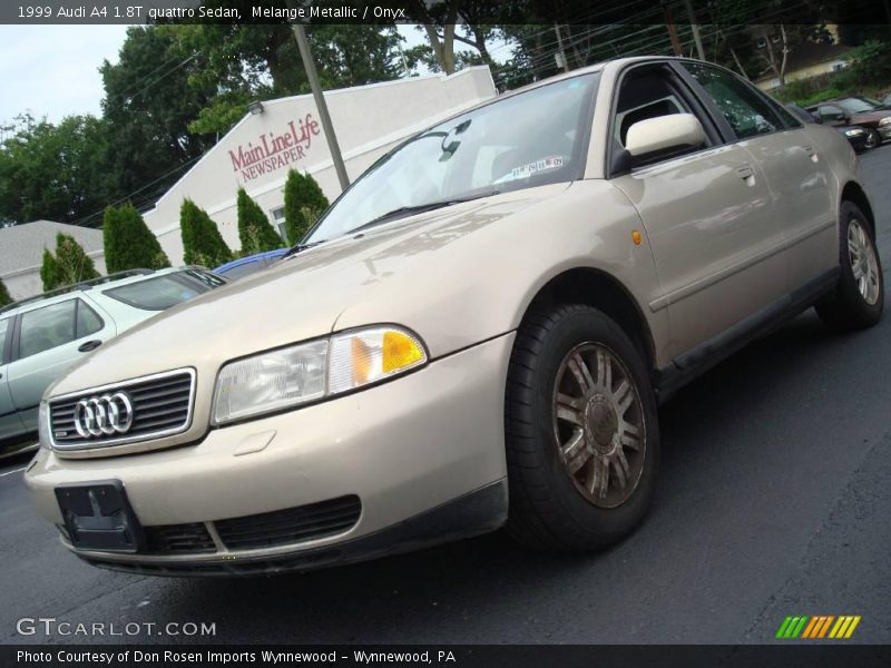 Melange Metallic / Onyx 1999 Audi A4 1.8T quattro Sedan