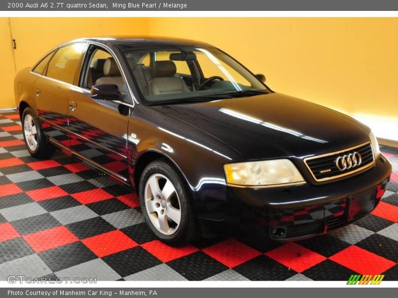 Ming Blue Pearl / Melange 2000 Audi A6 2.7T quattro Sedan
