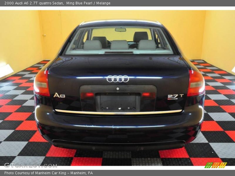 Ming Blue Pearl / Melange 2000 Audi A6 2.7T quattro Sedan