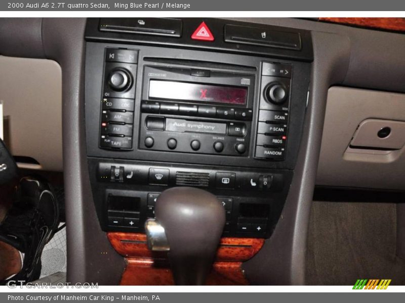 Ming Blue Pearl / Melange 2000 Audi A6 2.7T quattro Sedan