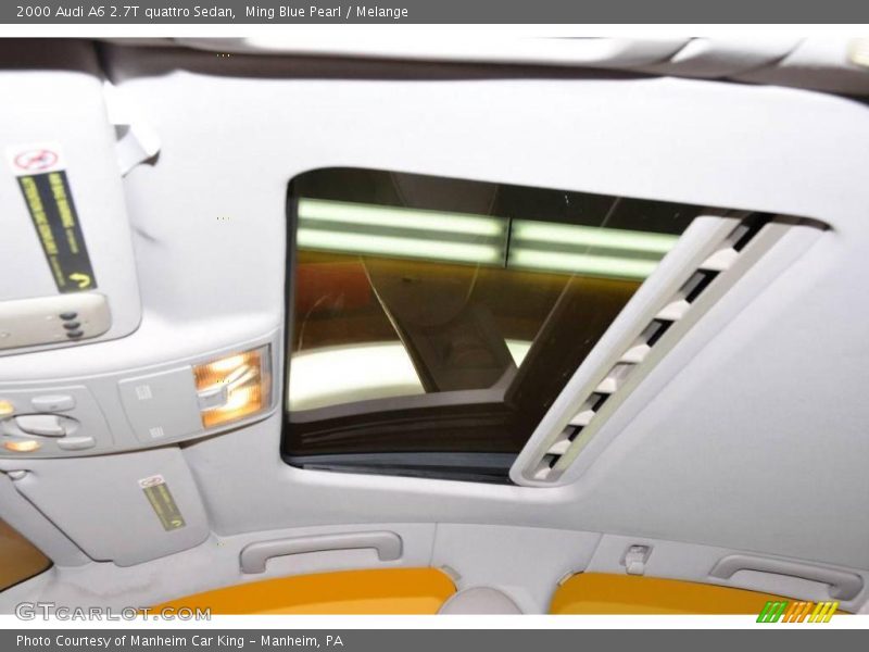 Ming Blue Pearl / Melange 2000 Audi A6 2.7T quattro Sedan
